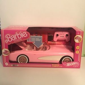 Hot Wheels RC Barbie The Movie Barbie Corvette